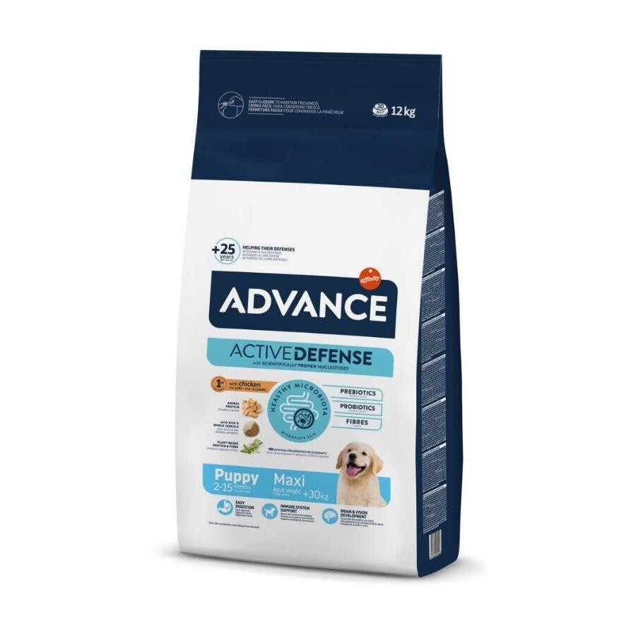 Advance Maxi Puppy Tavuklu Büyük Irk Yavru Köpek Maması 12 KG | SRC: Barcode: 8410650221502